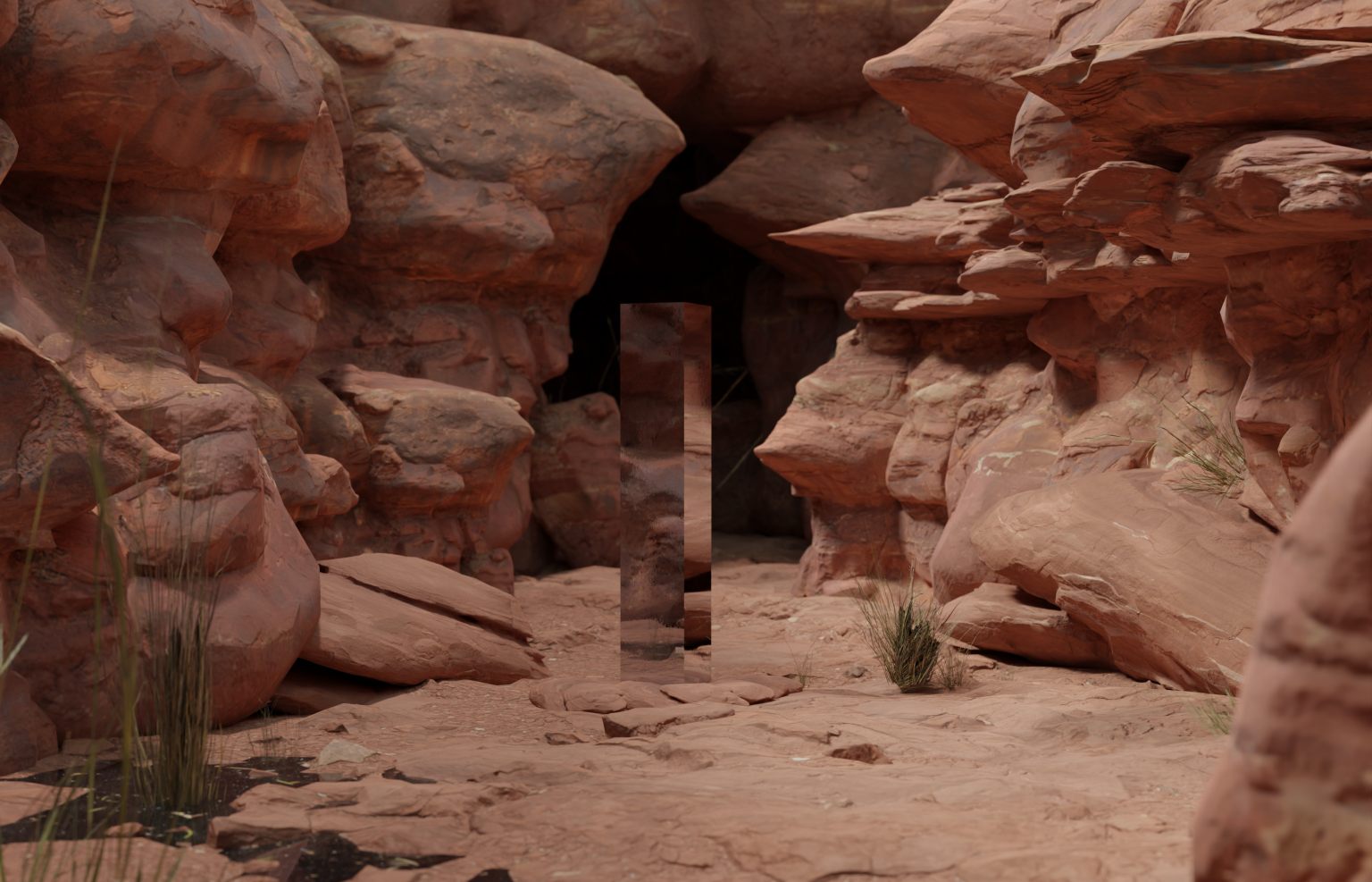 Rocks sourced from quixel bridge